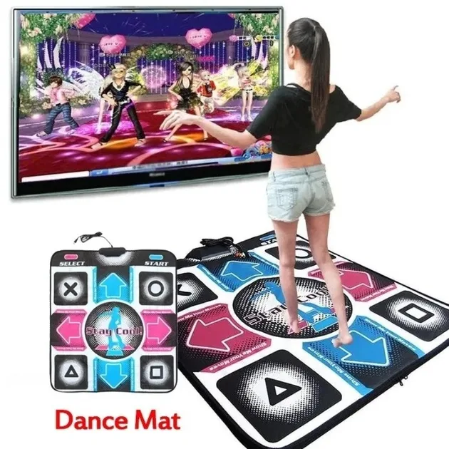 Коврик танцевальный Dance Mat, с подключением к ПК+TV