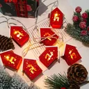 Фото 2 — Новогодняя гирлянда 3 м, 20 LED, теплый белый свет, USB