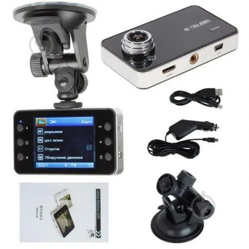 Автомобильный видеорегистратор Dvr K6000 Full HD 1080P