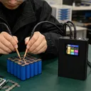 Photo 2 — Mini spot welding machine Docreate 30 Gear / Welding machine with LCD display 5000 mAh 6–800 A