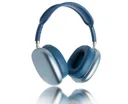 Фото 2 — Бездротові повнорозмірні навушники Bluetooth Macaron P9 Max, MP3, AUX, синій