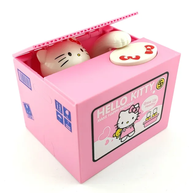 Інтерактивна скарбничка Hello Kitty Piggy Bank, рожева