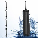 Photo 1 — Portable oral irrigator for teeth and gums, 4 modes, black