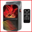 Фото 2 — Обігрівач електричний Flame Heater 1000W, з пультом