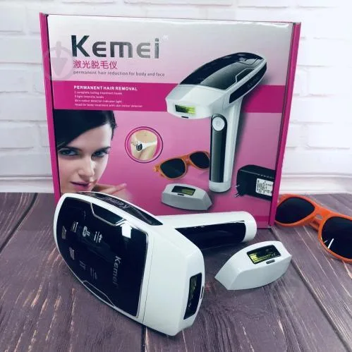 Лазерный эпилятор Kemei TMQ-KM 6812, фотоэпилятор для всего тела