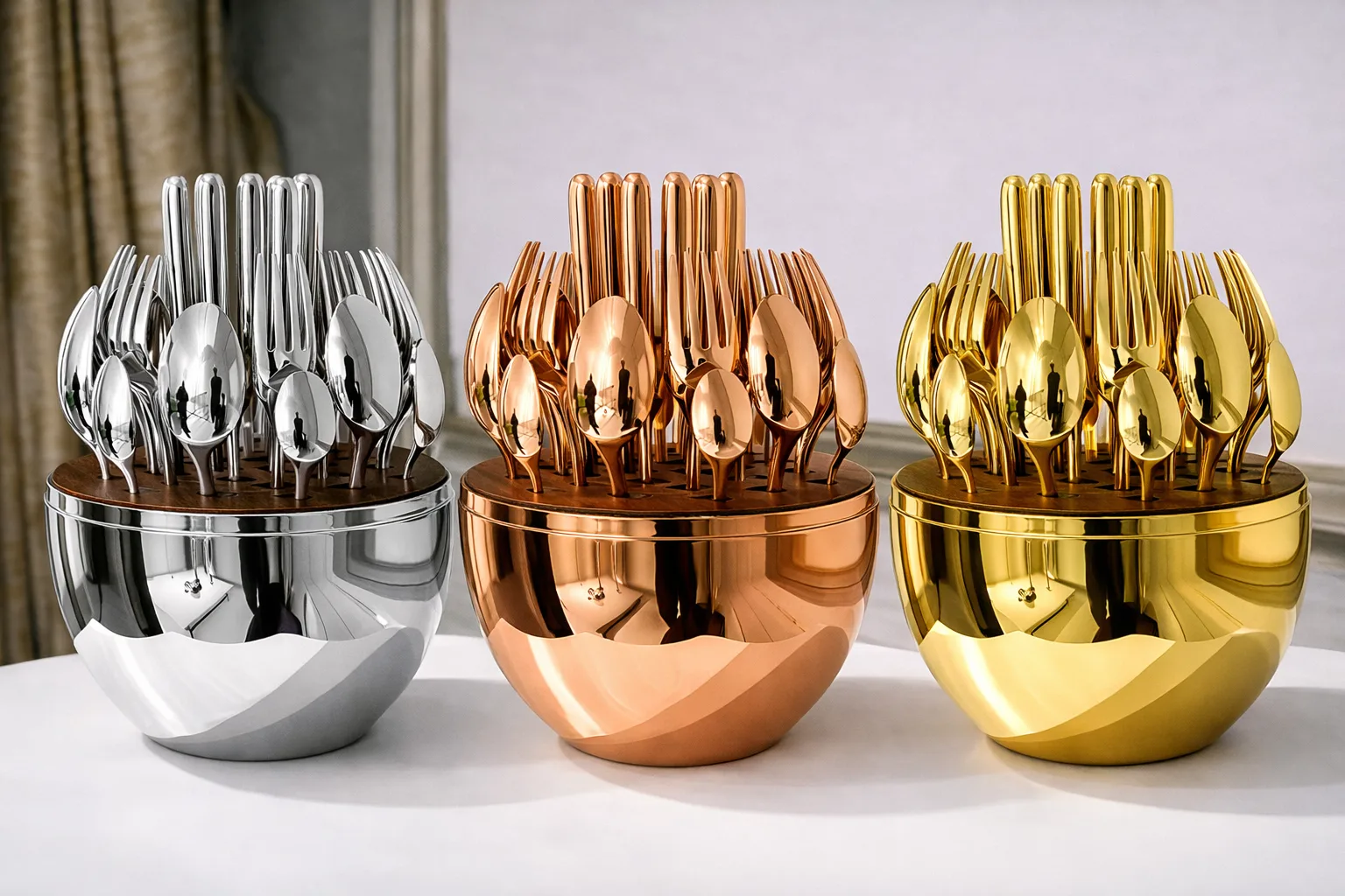 Столовые приборы из нержавеющей стали EGG, 24 шт