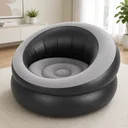 Photo 1 — Inflatable round chair / Round chair with flocked coating / Inflatable pouf chair
