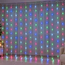Фото 3 — Гірлянда водоспад Curtain-Lights Itrains 3×1,5 м Мульті