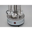 Фото 3 — Електрошашличниця Domotec MS-7782, 1000 Вт, 6 шампурів, біла