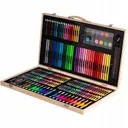 Photo 2 — Kids Art & Craft Set, 220 Pieces, in Wooden Case