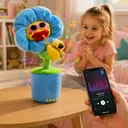 Фото 2 — Інтерактивна іграшка танцюючий Квітка Dancing Flower з Bluetooth, FM-радіо