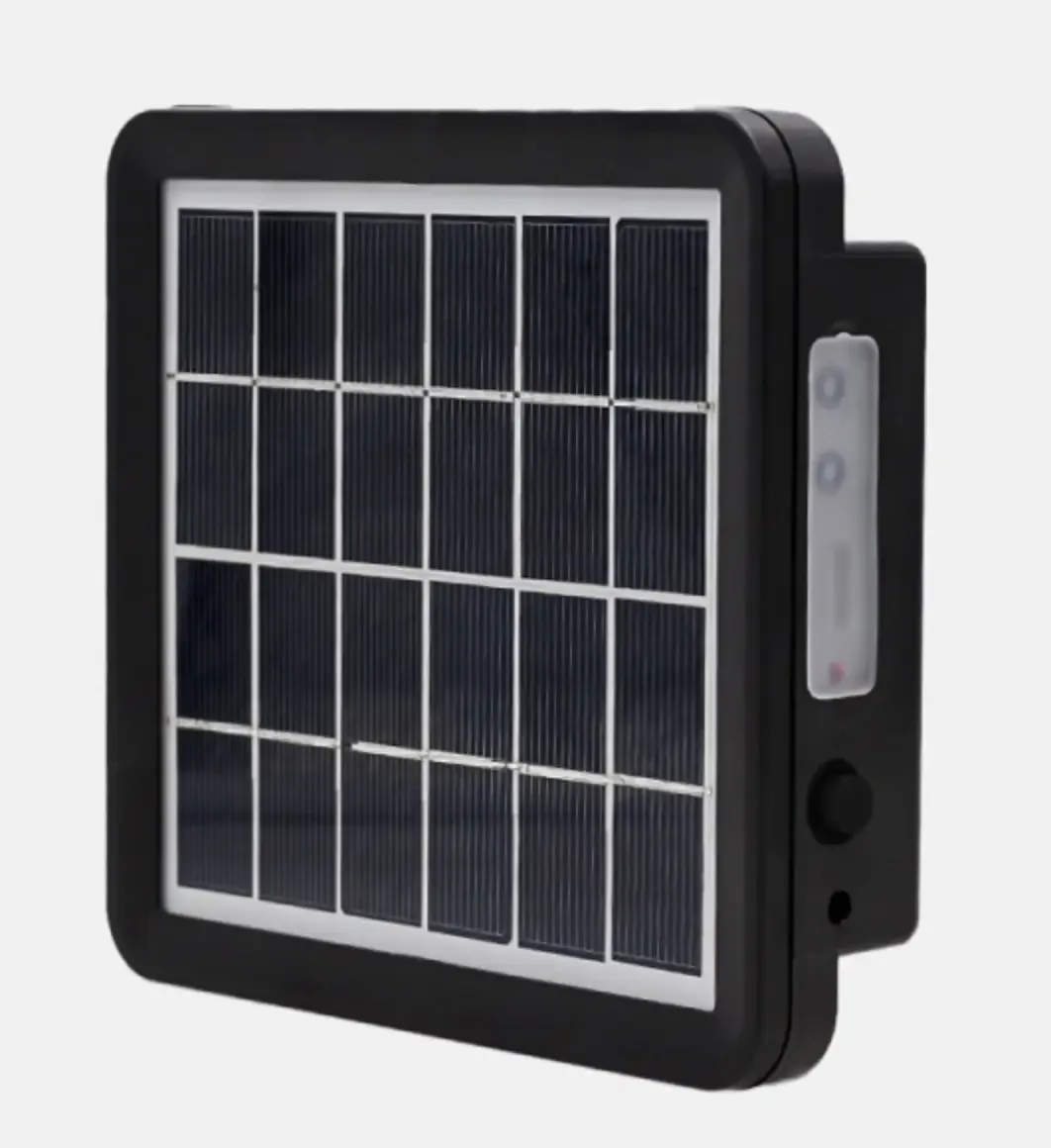 Портативна сонячна система EP-05 3 в 1, 6V 3W, LED-лампи х2, powerbank