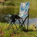 Photo 2 — Folding camping chair 42x41x72 cm with pocket, floral