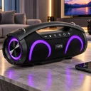 Фото 1 — Акустична система ZX-8821 Bluetooth 20 Вт 8" / Портативна колонка з LED-підсвічуванням TWS USB FM