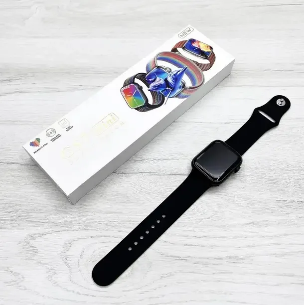 Смарт-годинник Smart Watch GS7 MINI 41 мм, чорний, з тонометром та пульсоксиметром