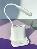 Фото 2 — Акумуляторна настільна LED лампа Bionic Desk Lamp з USB, органайзером та підставкою для смартфона