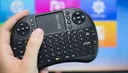Фото 3 — Беспроводная мини-клавиатура UKC i8 2.4G для Smart TV, с тачпадом и подсветкой, русская раскладка