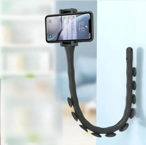 Гнучкий тримач для телефону з присосками Cute Worm Lazy Holder