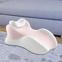 Фото 4 — Ортопедическая подушка Relax Pillow pillow-06, клиновидная, из полиэстера, розовая
