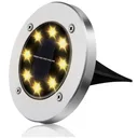 Фото 3 — Садовий світлодіодний ліхтар на сонячній батареї Solar Pathway Lights, 4 шт, 7 см