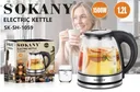 Фото 4 — Скляний електрочайник Sokany SK-SH-1059, 1500 Вт, 1.2 л, з підсвіткою