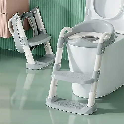 Дитяче сидіння для унітазу Babycare зі сходами та ручками