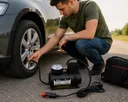 Фото 2 — Автомобильный компрессор для шин Air Pump Ji030, 12V, от прикуривателя