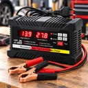 Фото 1 — Автомобільний перетворювач напруги YQ-300WF 12/24 В – 220 В, 200 Вт, 3 USB+Type-C з цифровим дисплеєм
