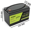 Photo 4 — LiFePO4 battery FULOS 12V 100Ah for home, apartment, UPS and solar power stations