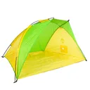 Фото 3 — Пляжний намет-тент "Мушля" двомісний з каркасом Send Tent, зелений+жовтий