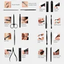 Photo 5 — Manicure and pedicure set, 16 pieces, stainless steel, in case