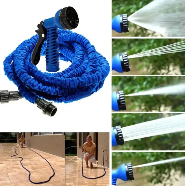 Шланг садовий поливальний X-hose, що розтягується, 15 м