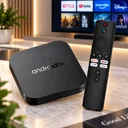 Фото 1 — Смарт ТВ-приставка I96 Z19 Android TV / Приставка для TV 2/16 ГБ, Wi-Fi 2.4/5 ГГц, 4K