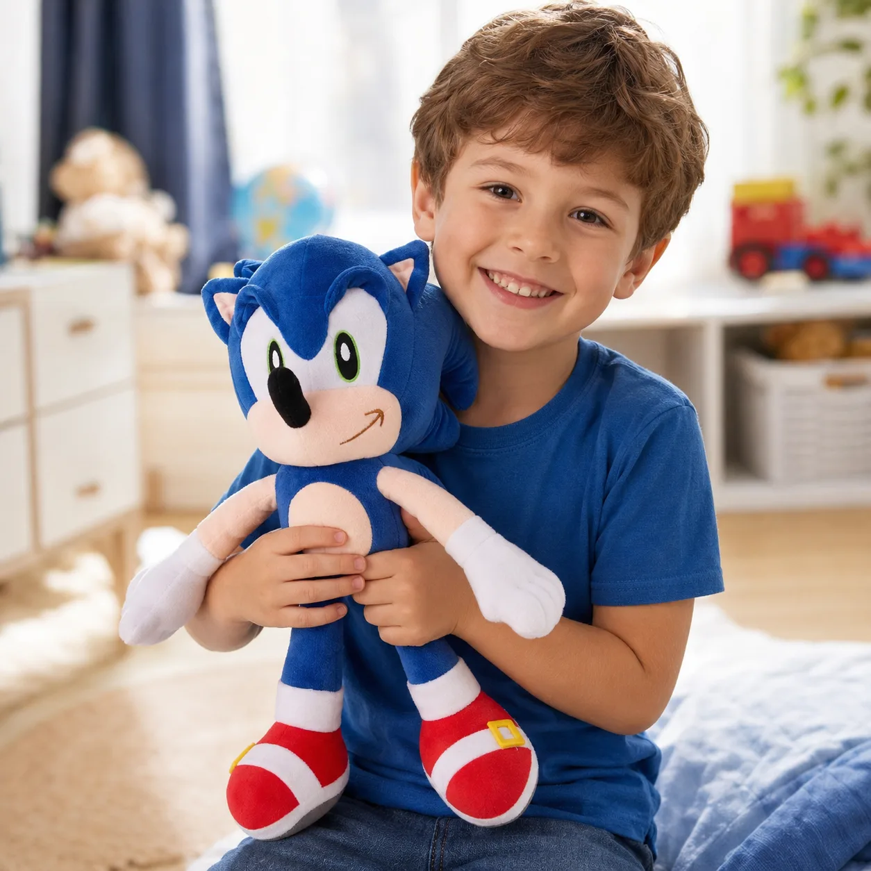 Мягкая игрушка Ёж Соник (Sonic the Hedgehog), 28 см