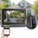 Фото 1 — Відеодомофон Tuya Smart Video Doorbell ED-300PA Wi-Fi з ІЧ-підсвічуванням та датчиком руху