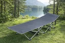 Photo 1 — Folding camp bed with legs, lounger 190x68x36 cm, Gray