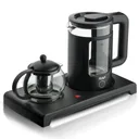 Photo 2 — Glass kettle on base with glass teapot, 1.8L + 0.6L, 1500W, RAF R-7855