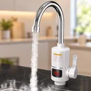 Photo 1 — Водонагреватель проточный RX-010 с краном и дисплеем / Нагреватель воды с краном до 60°C