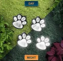Фото 6 — Світильник Solar Paw Print Lights на сонячній батареї, 4 шт