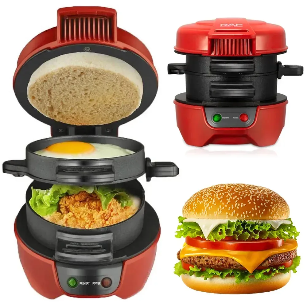 Burger Maker RAF R666, Sandwich Press, 600W