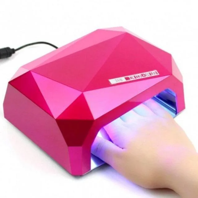УФ лампа для нарощування нігтів Beauty Nail CCF, 36 Вт, LED сенсор