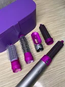 Фото 2 — Стайлер 5в1 HAIR BRUSH Styler для об'єму, випрямлення та укладання волосся, фіолетовий