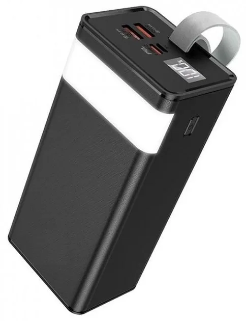 Павербанк PowerBank WUW-T159 30000 мАг, з ліхтариком та дисплеєм, 2xUSB