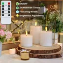 Photo 2 — LED Candle Set 10, 12.5, 15 cm with Remote Control