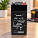 Фото 1 — Свинцево-кислотний акумулятор Wimpex WX 450 4V 5Ah AGM/SLA