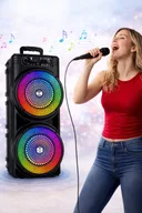 Фото 1 — Портативная караоке-колонка TTD-2807 с Bluetooth и RGB-подсветкой