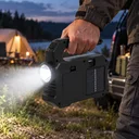 Фото 2 — Ручний акумуляторний LED-ліхтар KJ-208 / Ручний прожектор з функцією Power Bank