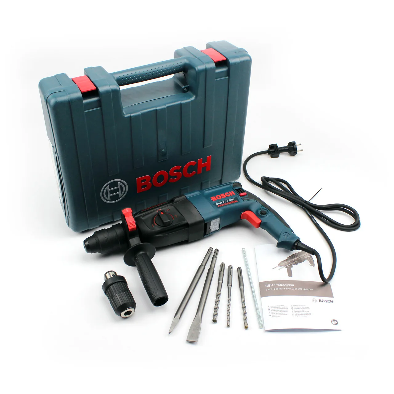 Перфоратор Bosch GBH 2-26 DRE, 800 Вт, 2.7 Дж