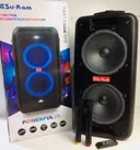 Фото 1 — Портативна колонка Su-Kam 1010 з 2 мікрофонами, Bluetooth, 12V/220V