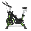 Фото 4 — Велотренажер Everfit Spin Bike 118 зелёный, с подстаканником и ЖК-дисплеем